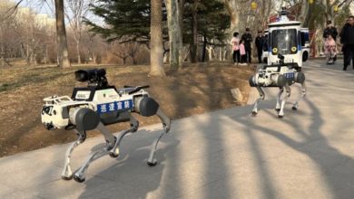 Photo of 北京智慧机械犬上岗 24小时街头巡逻
