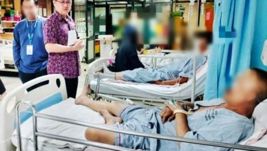 Photo of 排屋大火1死5伤〡医院红区接受治疗 中国男子伤势严重