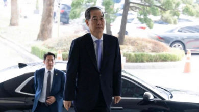 Photo of 韩总理复职 感谢法院裁决承诺解决难题