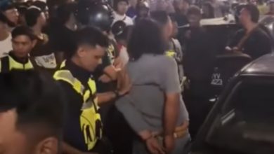 Photo of 网传槟男挥拳袭警被捕视频 警: 那是今年元旦案件