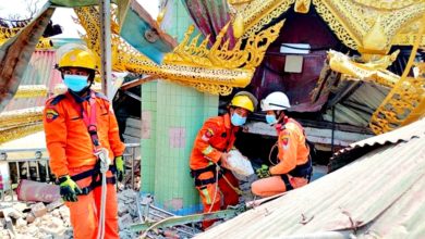 Photo of 緬甸強震〡50师生午睡遭活埋 寻获14遗体1生还