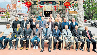 Photo of 【阿里玛花园福德大伯公庙理事就职】马永进吁新理事 群策群力推广会务