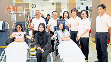 Photo of 玻紫阳阁捐血运动 筹获100包血液