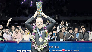 Photo of 斯诺克世界公开赛 希金斯首登顶