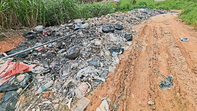 Photo of 峇株居鑾路园主申诉 “垃圾路污染环境”