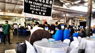 Photo of 加叻大道死亡车祸〡一家三口举殡 120親友哀送