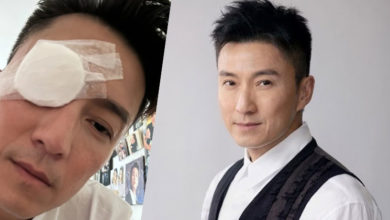 Photo of 陈山聪 眼贴纱布报平安