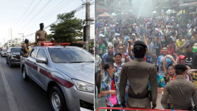 Photo of 泰国人工智能警察 泼水节执勤