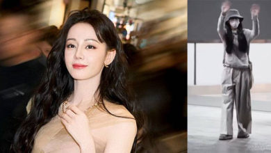 Photo of 迪丽热巴劝粉丝回家 为工作人员淋雨送伞