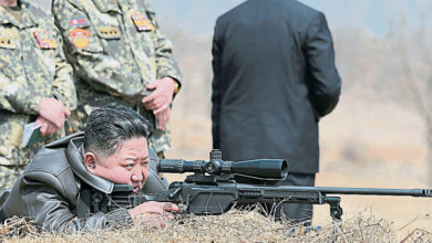 Photo of 蒞特战部队训练基地 金正恩试射狙击步鎗
