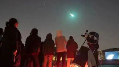 Photo of 夜空现蓝绿色火球 专家：并不常见