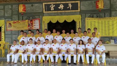 Photo of 居林吉南斗母宫新届理事宣誓就职 张应财重任主席