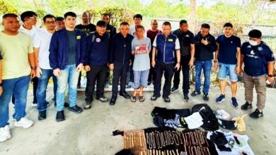 Photo of 大马男子涉抢劫合艾金店落网 警方缴获黄金和手枪
