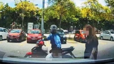Photo of 假车祸 真抢劫 男子下车被摩多匪抢项链