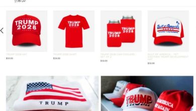 Photo of 美国总统商店出售”特朗普2028“周边商品