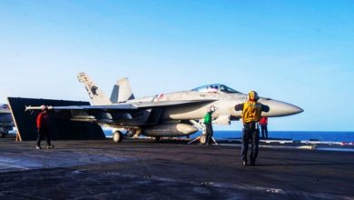Photo of 2.6亿打水漂 美军架F/A-18E战机连同拖车落海沉入海洋