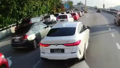 Photo of 差50米就到路口还要插队 S牌车被罗里鸣笛轰走