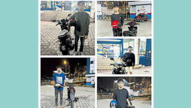 Photo of 新山警取缔非法飙车 捕危险驾驶7青年