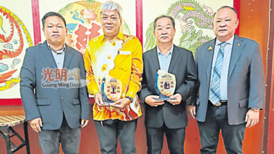 Photo of 【威省郭氏汾阳堂春祭联欢宴】郭献谋：设慈善平台 打造爱心宗亲环境