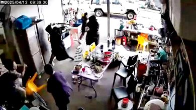 Photo of 光天化日闯店屋 5恶煞砍伤父子