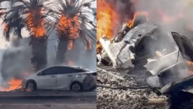 Photo of 撞击地面引爆火球 小型飞机坠毁3死1伤