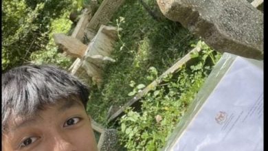 Photo of “不是领奖台而是墓园” 他把SPM成绩献给天上的家人