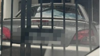 Photo of 庭院遭邻居停车 女子锁门反击: 敢剪锁就报警!