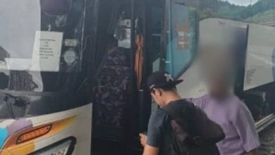 Photo of 长巴司机开车滑手机 卧底执法员当场捉