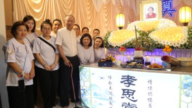 Photo of 黄雅英病逝 许廷炎: 拥有贤淑妻子 此生最大幸运