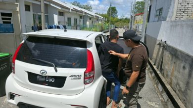 Photo of 驾Myvi拖走电话电缆 警逮捕1窃匪