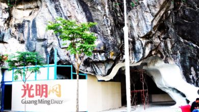 Photo of 油漆破坏玻地质公园3亿年化石 和尚山咖啡厅工程喊停