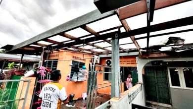 Photo of 暴风雨袭新板数花园 吹走逾10户屋顶盖棚