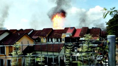 Photo of 蒲种天然气管爆炸〡梳邦一带恢复电供