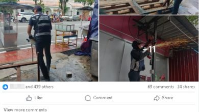 Photo of 市厅频繁拆除违建小贩摊位 网民留言许愿“来这里”取缔
