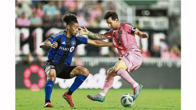 Photo of 迈阿密4-2蒙特利尔 梅西2射1传又大功