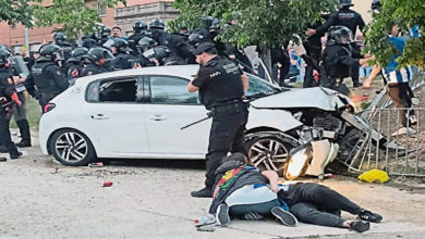 Photo of 赛前汽车场外失控 致13人受伤