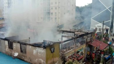Photo of 士拉央大火烧2屋 居民惶恐逃窜