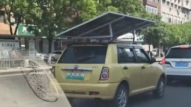 Photo of 老人代步电动车 装太阳能板惹热议