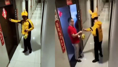 Photo of 学生送外賣送到老师家 慌张想逃却老师被一句话感动
