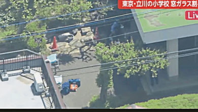 Photo of 日2男闯小学砸窗 5教职员受伤