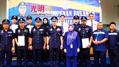 Photo of 破太平37电话缆窃案 9警官获马电讯表扬