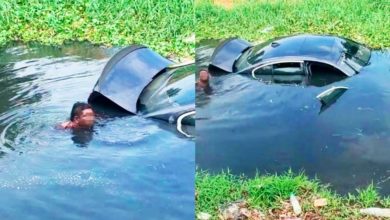 Photo of 拖车员跳大水沟救“溺水”车 冒险行为遭批有勇无谋