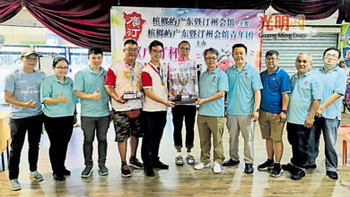 Photo of 【第10届广汀杯保龄球赛】刘志荣：培养领导人才 勉多参与馆际活动