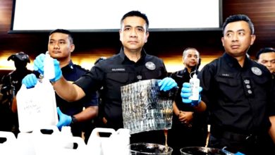 Photo of 台毒贩大马炼毒被捕 起获329万毒液器材