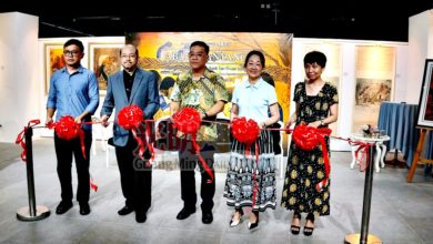 Photo of 缅怀陈天送墨与染的艺术人生画展〡 黄汉伟：陈天送艺术遗作 大马创意经济瑰宝之一
