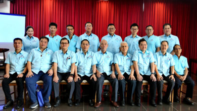 Photo of 马中总商会槟分会改选 陈来福掌帅印