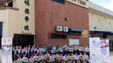 Photo of 响应光明阅读计划 玑美堂赞助二条石明德学校