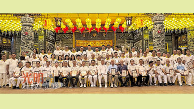 Photo of 【新芭观音亭斗母宫新理事就职】 朱悦权：选区2花园水灾 拟短长期方案治水