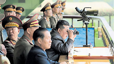 Photo of 金正恩视察兵种训练 要求做好战争准备