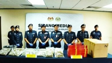 Photo of 关税局：空运本地再转出国 隆机场拦截556万大麻花